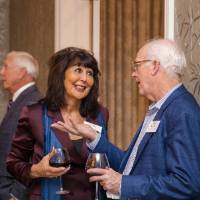 President-elect Philomena Mantella with a guest at Naples 2019